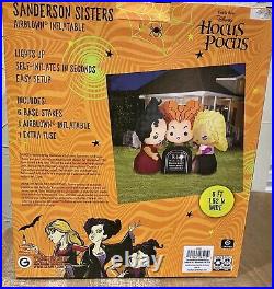 Disney Hocus Pocus Sanderson Sisters 5' ft Halloween Inflatable Airblown NEW