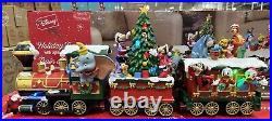 Disney Illuminated & Musical Plug In Holiday Christmas Train 3 Piece Exclusive