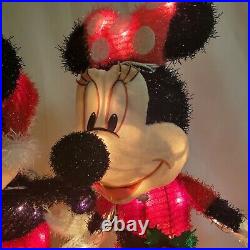 Disney Lighted Iridescent Mickey & Minnie Mouse 20in. Indoor & Outdoor Display