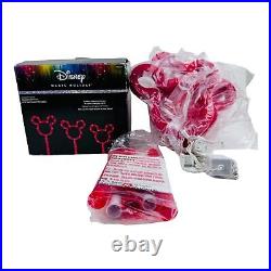 Disney Magic Holiday Gemmy Mickey Mouse LED Pathway Stakes Colormorphing x 3