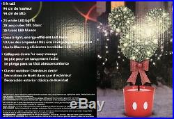 Disney Magic Holiday LED Lighted Mickey Mouse Christmas Topiary 3-feet Tall