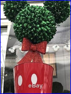 Disney Magic Holiday LED Lighted Mickey Mouse Topiary 3-feet Tall NEW