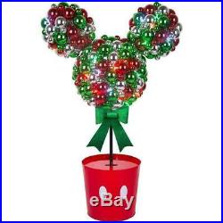 Disney Magic Holiday Mickey Mouse Lighted LED Topiary Tree 3.2 Feet Tall