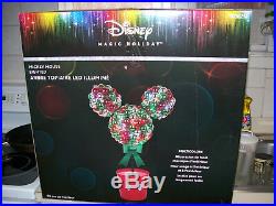 Disney Magic Holiday Mickey Mouse Multi-Color Christmas LED Topiary