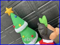 Disney Mickey & Minnie Holiday Kisses Inflatable Christmas Tree 5.5 Ft