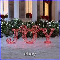Disney Mickey Mouse 28in Joy Yard Decoration with Red LED Lights