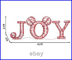 Disney Mickey Mouse 28in Joy Yard Decoration with Red LED Lights
