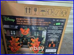 Disney Mickey Mouse 9 ft Halloween Pumpkin Arch LED Illuminated Outdoor