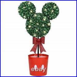 Disney Mickey Mouse LED Topiary Tree Christmas Decoration Classic White