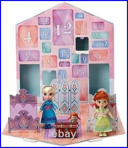 Disney NIB Frozen 2 Advent Calendar Christmas Elsa Anna doll Animator NEW