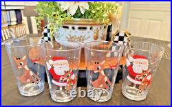 Disney Pottery Barn Rudolph holiday Christmas Santa PLATE + CUP party Kid SET 8h