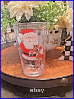 Disney Pottery Barn Rudolph holiday Christmas Santa PLATE + CUP party Kid SET 8h
