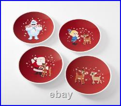 Disney Pottery Barn Rudolph holiday Christmas Santa PLATE +Cup party Kid SET 8 z Disney Pottery Barn Rudolph holiday Christmas Santa PLATE +Cup party Kid SET 8 z