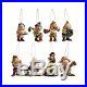 Disney Seven Dwarfs Ornaments Christmas Tree Decorations Snow White Gift Set Toy