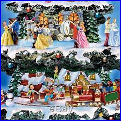 Disney Tabletop Christmas Tree Wonderful World Of Disney Rotating Musical Lights