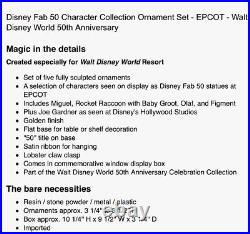 Disney's 50th year Ornament set
