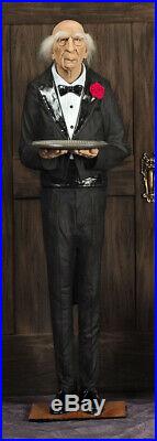 Dobson the Butler animated life size prop made in the USA Halloween statue NEW