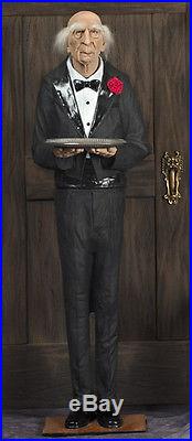Dobson the Butler animated life size prop made in the USA Halloween statue NEW