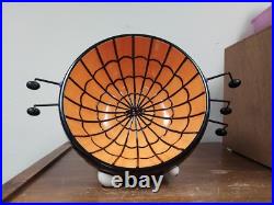 Dpt 56 Google-Eye Halloween Spider Bowl 91783 9 Wide x 7 Tall VGUC MISSING LEG