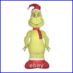 Dr. Seuss The Grinch Stole Christmas 10 Foot Giant Fuzzy Plush Inflatable NEW