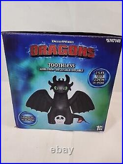 Dreamworks TOOTHLESS How To Train Your Dragon Halloween 7.5' Airblown Inflatable