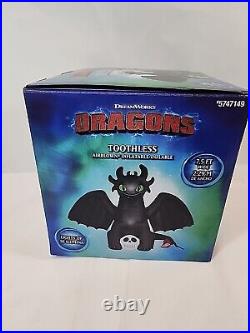 Dreamworks TOOTHLESS How To Train Your Dragon Halloween 7.5' Airblown Inflatable