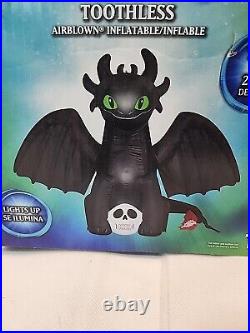 Dreamworks TOOTHLESS How To Train Your Dragon Halloween 7.5' Airblown Inflatable
