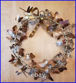 Dresden Petite Copper Butterfly Butterflies Insect Dragonfly Whimsical Wreath