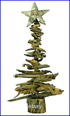 Driftwood Christmas Tree Nautical Decor 38 Tall