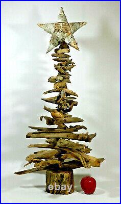 Driftwood Christmas Tree Nautical Decor 38 Tall