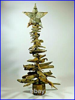 Driftwood Christmas Tree Nautical Decor 38 Tall