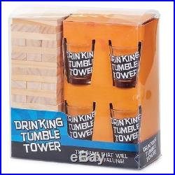 Drinking Shot Jenga Tower Drinks Game Adult Hen Stag Do Party Bar Club Pub