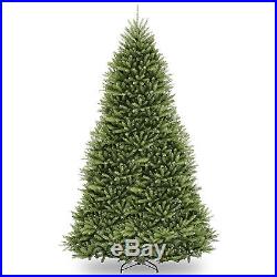 Dunhill Fir 12′ Hinged Green Artificial Christmas Tree and Stand