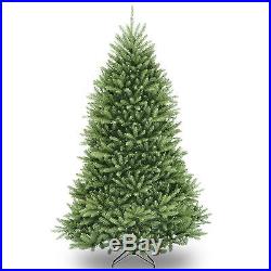 Dunhill Fir 7.5' Hinged Green Artificial Christmas Tree and Stand