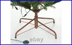 ED On Air Santa's Best 7.5' Rustic Spruce CHRISTMAS Tree Ellen DeGeneres H209427