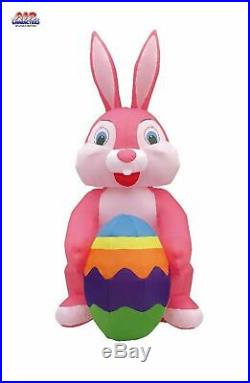Easter Bunny 12 FT AIRBLOWN INFLATABLE With COLORFUL EGG YARD DECORATION LIGHTED