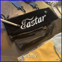 Easter EXA-21 Alto Sax E Flat Sophomore Beginner Brass Full Kit Case Stand& EUC
