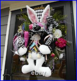 Easter Wreath, bunny wreath, Hat and Body Wreath