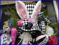 Easter Wreath, bunny wreath, Hat and Body Wreath