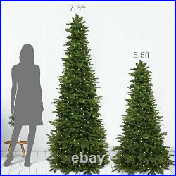 Easy Treezy 7.5 Foot Pre-Lit Realistic Douglas Fir Artificial Tree (Open Box)