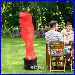 Electric Red Flame Light Simulated Campfire Light Fake Flame Lamp Effect Decor Electric Red Flame Light Simulated Campfire Light Fake Flame Lamp Effect Decor