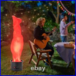 Electric Red Flame Light Simulated Campfire Light Fake Flame Lamp Effect Decor