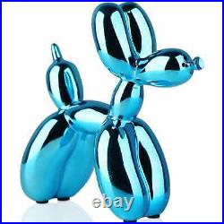 Electroplated Resin Dog Crafts Nordic Balloon Dog Ornament Puppy Sculpture Home