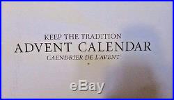 Elegant Restoration Hardware Rare White Wooden Advent Calendar WithDoors Christmas