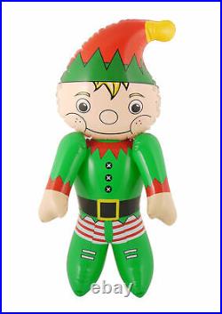 Elf Inflatable Christmas Santa Helper Xmas Blow Up Home Garden Party Decoration
