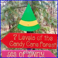 Elf Movie Christmas Directional Signs Choose each individual sign or set