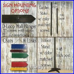 Elf Movie Christmas Directional Signs Choose each individual sign or set