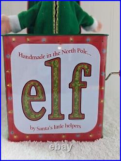 Elf The Movie Promo Jack In Box Toy Will Ferrell 2003 Rare Christmas