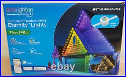 Enbrighten Permanent Outdoor Wi-Fi Eternity Eave Lights 100ft Dimmable RGB+W
