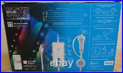 Enbrighten Permanent Outdoor Wi-Fi Eternity Eave Lights 100ft Dimmable RGB+W
